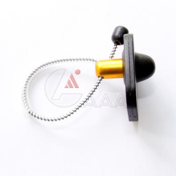 Датчик бутылочный, Радиочастотный противокражный антикражный  RF Mini Square Bottle Tag  42х48 мм черный
